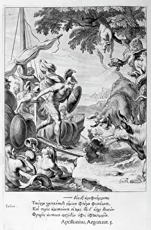 Muses: Engraving depicting Jason and the Argonuats from