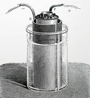 Cylinder: Engraving depicting John Frederic Daniell's element