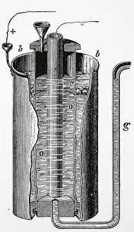 1836: Engraving depicting John Frederic Daniell's original