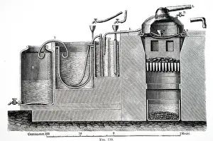 Platinum: An engraving depicting Johnson, Matthey & Co's