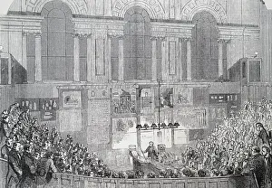 Lecture: Engraving depicting Lyon Playfair