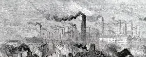 Viewed: An engraving depicting Manchester