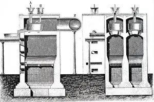 Aqua: An engraving depicting a method of producing nitric