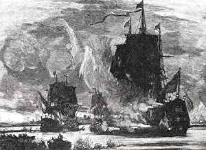 Mountjoy: An engraving depicting the Mountjoy and Phoenix