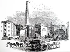 Inspired: An engraving depicting Octavius Smith & Co's distillery