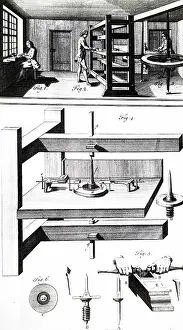 Traders: An engraving depicting pavement traders