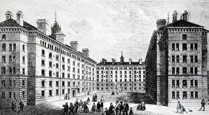 Islington: An engraving depicting Peabody Square