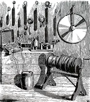 Flats: An engraving depicting the process of making Nitro-glycerine
