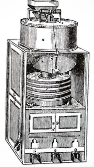 Progressive: An engraving depicting the progressive flour