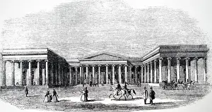 Smirke: Engraving depicting Robert Smirke's design for