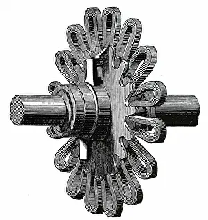 Generator: Engraving depicting the rotor of a Ferranti-Thomson