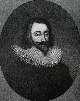Imprisoned: An engraving depicting Sir John Elliot