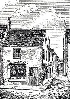 Bacon: An engraving depicting the Thomas Harris & Sons