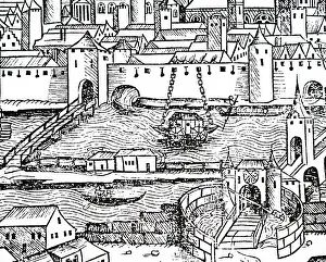 Vale: An engraving depicting a mill used for grinding corn