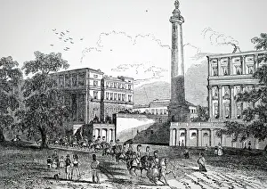 Viewed: An engraving depicting the York Column