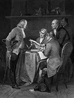 Drafting: Engraving Of Franklin Jefferson
