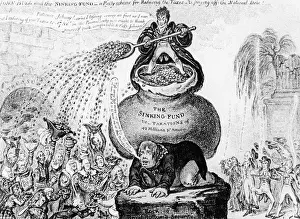 Pounds: Engraving by James Gillray, 1807