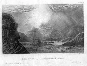 Horeb: Engraving of Mount Horeb in the Arabian desert