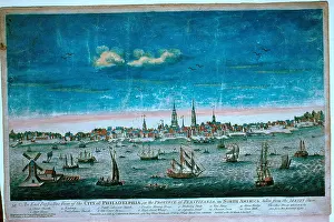 Bowles: Engraving of Philadelphia, 1778