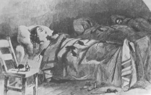 Sanitary: Engraving showing conditions in Bellevue Hospital, New York