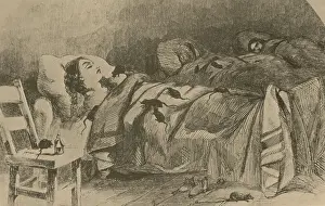 Sanitary: Engraving showing conditions in Bellevue Hospital, New York