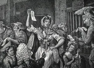 Wilkes: Engraving titled The City Chanters