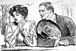 Romantics: Engraving Of Turn Of The Century