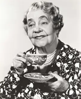 Teacup: Enjoying a cup of tea
