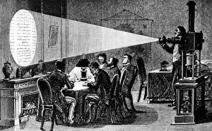 Dispatches: Enlargement of microfilm telegrams, 1871