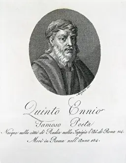 Reino: ENNIUS, Quintus (239-169 BC). Writer during the