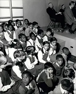 Outspoken: Enoch Powell visits new school, Wolverhampton