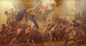 Enrollment: Enrolment of the Volunteers, by Thomas Couture