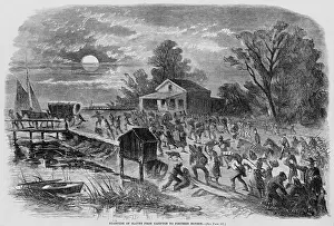 Contra: Enslaved African-Americans running from ?