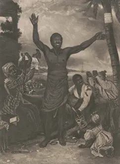 Freedman: Enslaved Afro-Caribbean celebrating the abolition