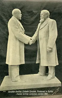 Loubet: Entente Cordiale, Butter carving, Franco-British Exhibition