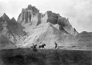 Badlands: Entering the Badlands, Three Sioux Indians ?