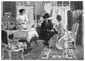 Polite: Entertaining a visitor to afternoon tea