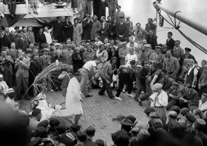 Durch: Entertainment program on the St. Louis, Madeira trip 1936