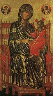 Enthroned: Enthroned Madonna and Child