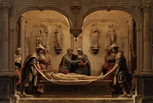 Dubreuil: Entombment, Crypt, Bourges Cathedral, Bourges