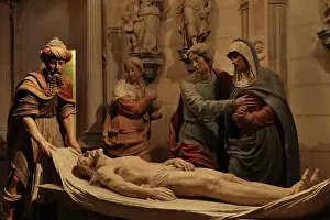 Dubreuil: Entombment, Crypt, Bourges Cathedral, Bourges