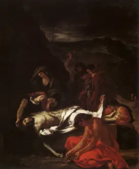 Grieving: The Entombment, by Delacroix