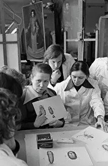 Entomologist: Entomology lesson in State central arts restoration workshop