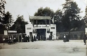 Outremer: Entrance, 1907 Colonial Exhibition, Jardin d'Agronomie