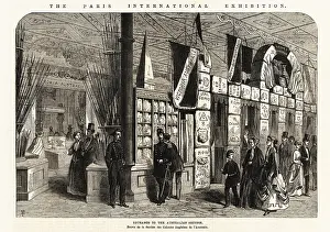 Trade Show: Entrance to the Australian Section, Paris Exposition, 1867