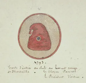1792: Entrance Card For the Marseilles