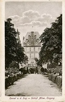 Westphalia: Entrance to Castle - Chateau Allner, Allner, North Rhine-Wes
