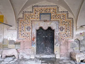 Urgup: Entrance, Constantine and Helena Church, Mustafapasa, Turkey