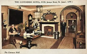 Cavendish: The entrance hall of the Cavendish Hotel