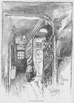 Feb21: The entrance hall of the Old Cheshire Cheese
